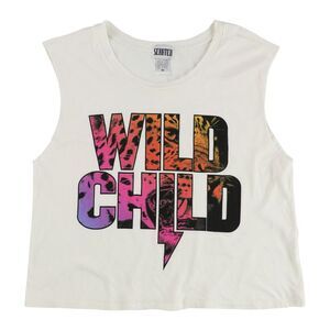 Scratch Womens Wild Child Muscle Tank Top, NWT